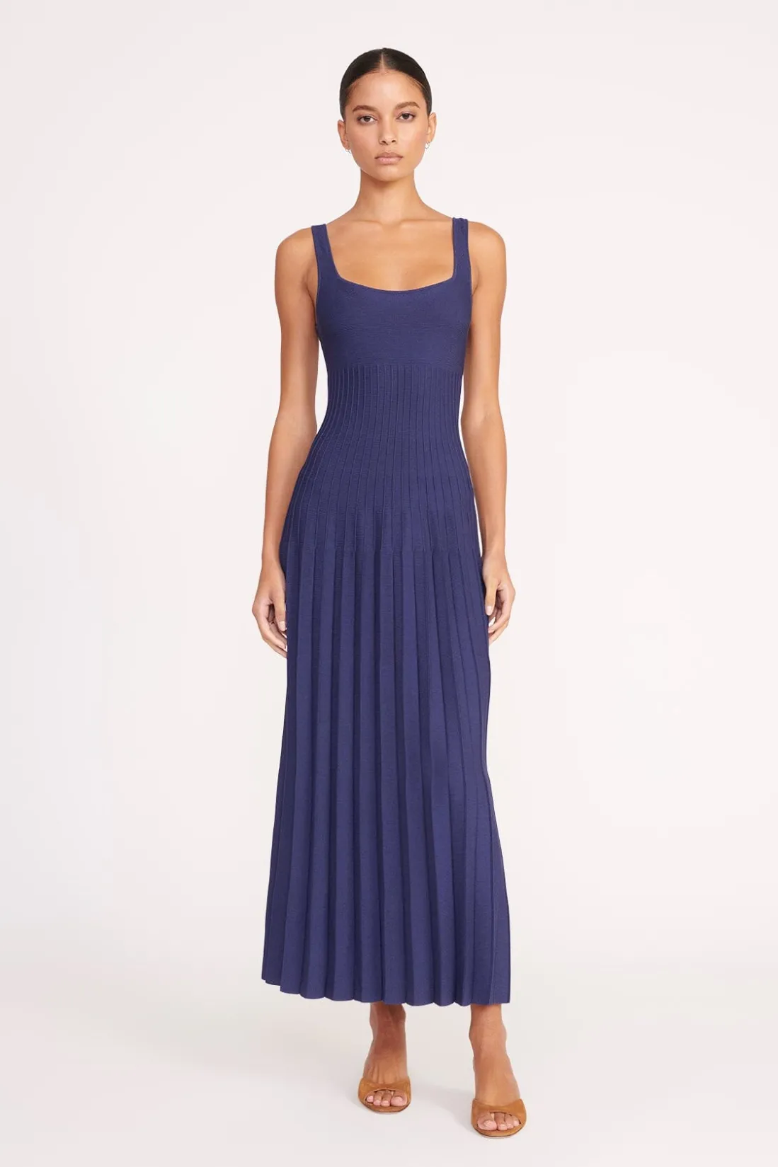 STAUD ELLISON DRESS NAVY Online