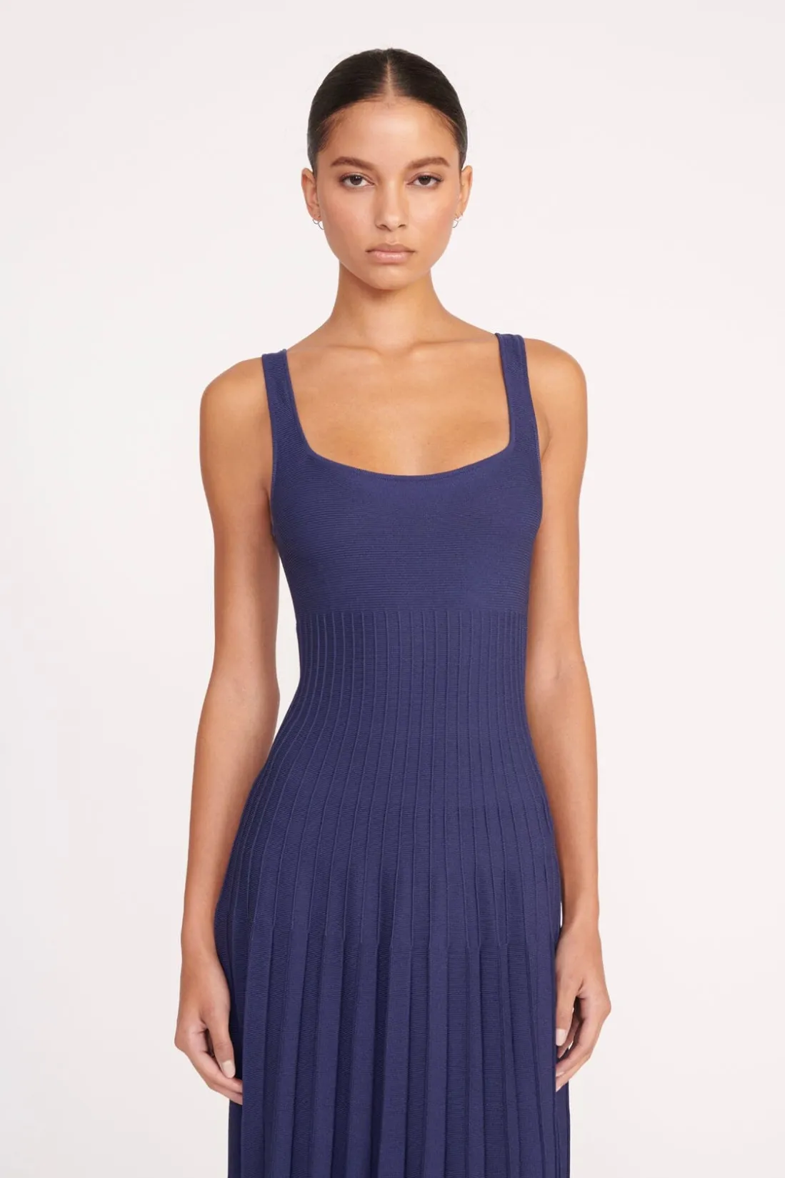 STAUD ELLISON DRESS NAVY Online