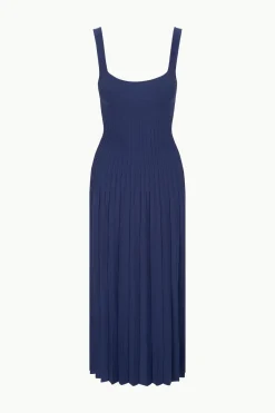STAUD ELLISON DRESS NAVY Online