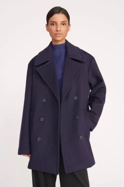 STAUD ELORA PEACOAT NAVY Outlet