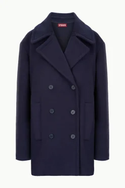 STAUD ELORA PEACOAT   NAVY Outlet