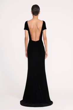 STAUD EMELYN DRESS BLACK