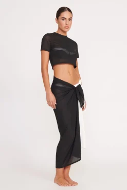STAUD FERNANDA TOP BLACK Discount