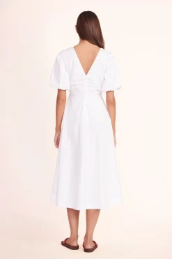 STAUD FINLEY DRESS WHITE Online