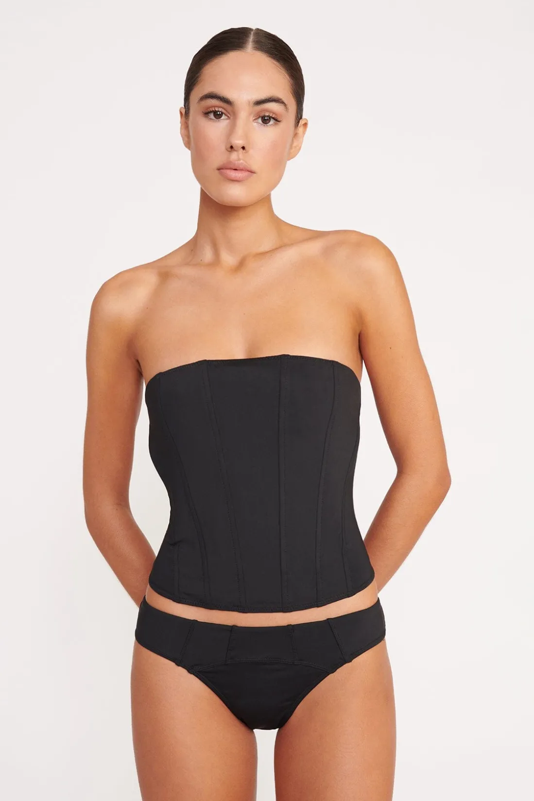 STAUD FRANCESCA BIKINI TOP BLACK Best