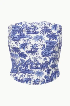 STAUD FRANCESCA BIKINI TOP  BLUE TOILE BLUETOILE Online