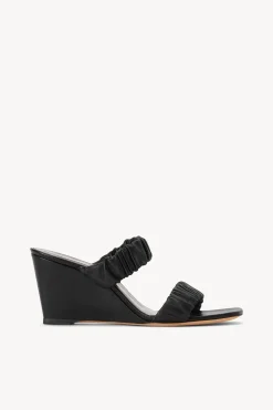 STAUD FRANKIE WEDGE   BLACK Clearance