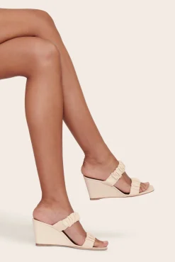 STAUD FRANKIE WEDGE   CREAM Online