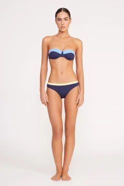 STAUD GEMMA BIKINI BOTTOM  NAVY COLORBLOCK NAVYCOLORBLOCK Best
