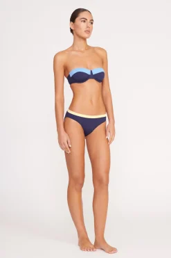 STAUD GEMMA BIKINI BOTTOM  NAVY COLORBLOCK NAVYCOLORBLOCK Best