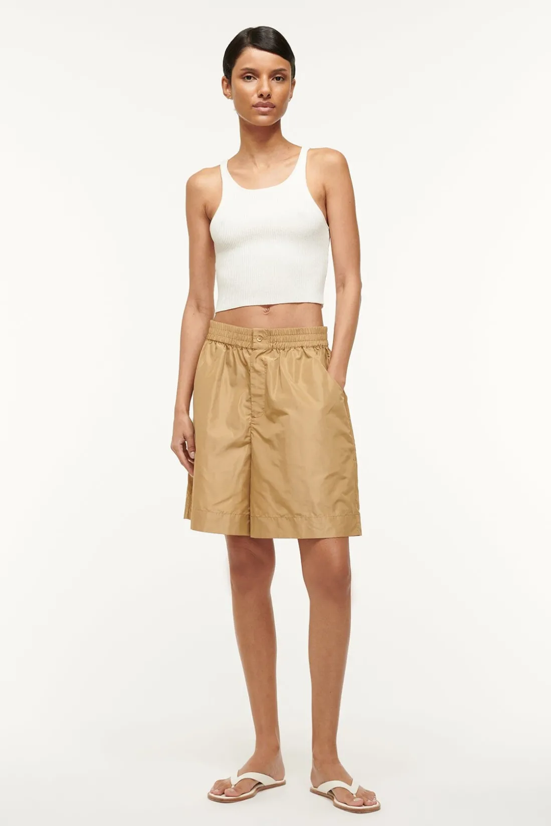 STAUD GENNY SHORT FAWN Discount