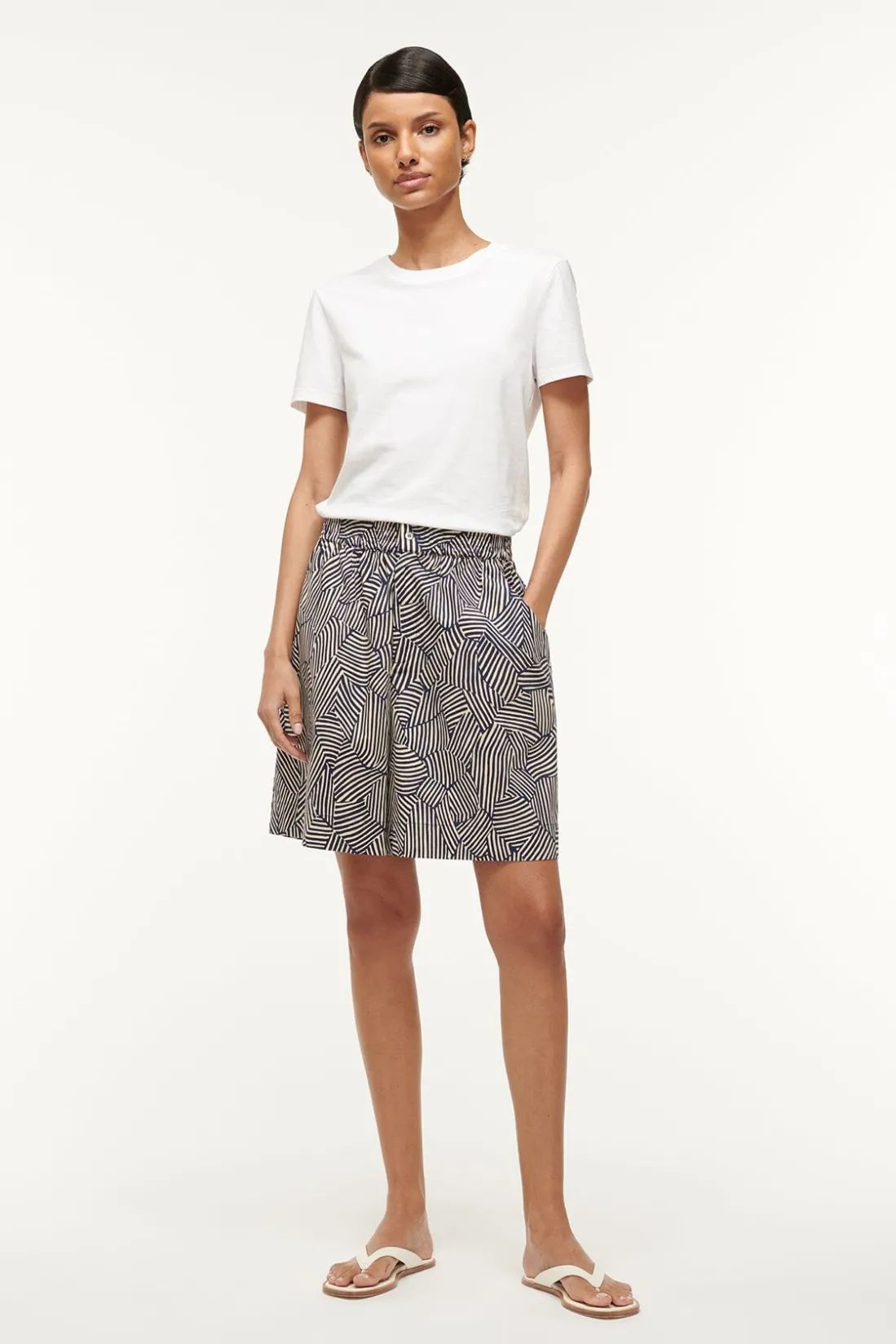 STAUD GENNY SHORT NAVY MOSAIC NAVYMOSAIC Best