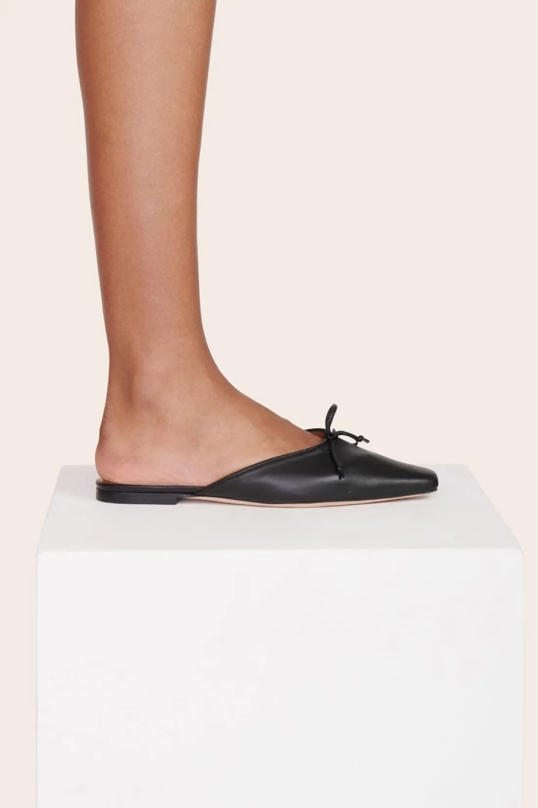 STAUD GINA MULE BLACK