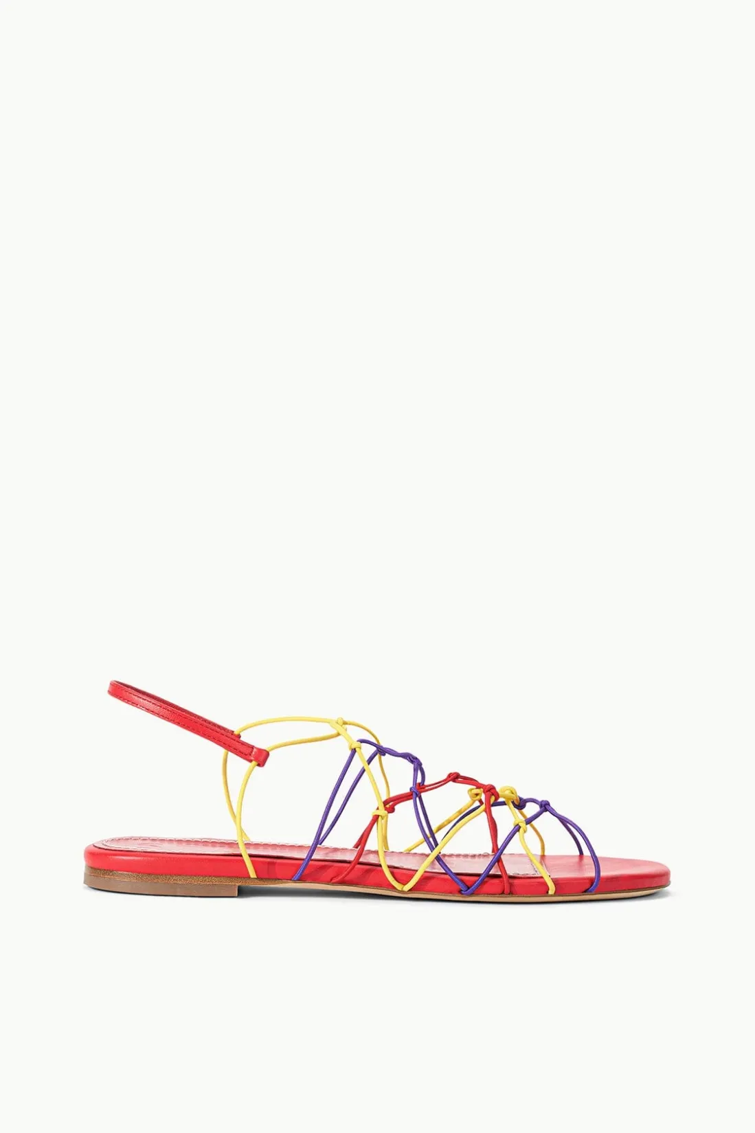 STAUD GIO KNOT SANDAL RED ROSE MULTI REDROSEMULTI Outlet