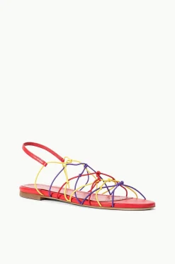 STAUD GIO KNOT SANDAL  RED ROSE MULTI REDROSEMULTI Outlet