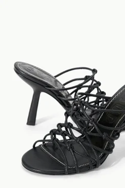 STAUD GIOTTO KNOT HEEL   BLACK Outlet