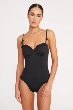 STAUD GOSSAMER ONE PIECE BLACK Hot
