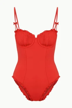 STAUD GOSSAMER ONE PIECE RED ROSE REDROSE Online
