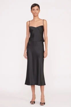 STAUD GRACIE TOP   BLACK Outlet