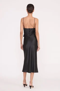 STAUD GRACIE TOP   BLACK Outlet