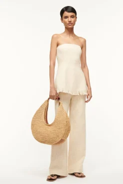STAUD GRAYSON PANT   IVORY Clearance