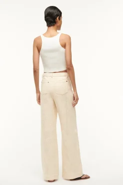 STAUD GRAYSON PANT IVORY Clearance
