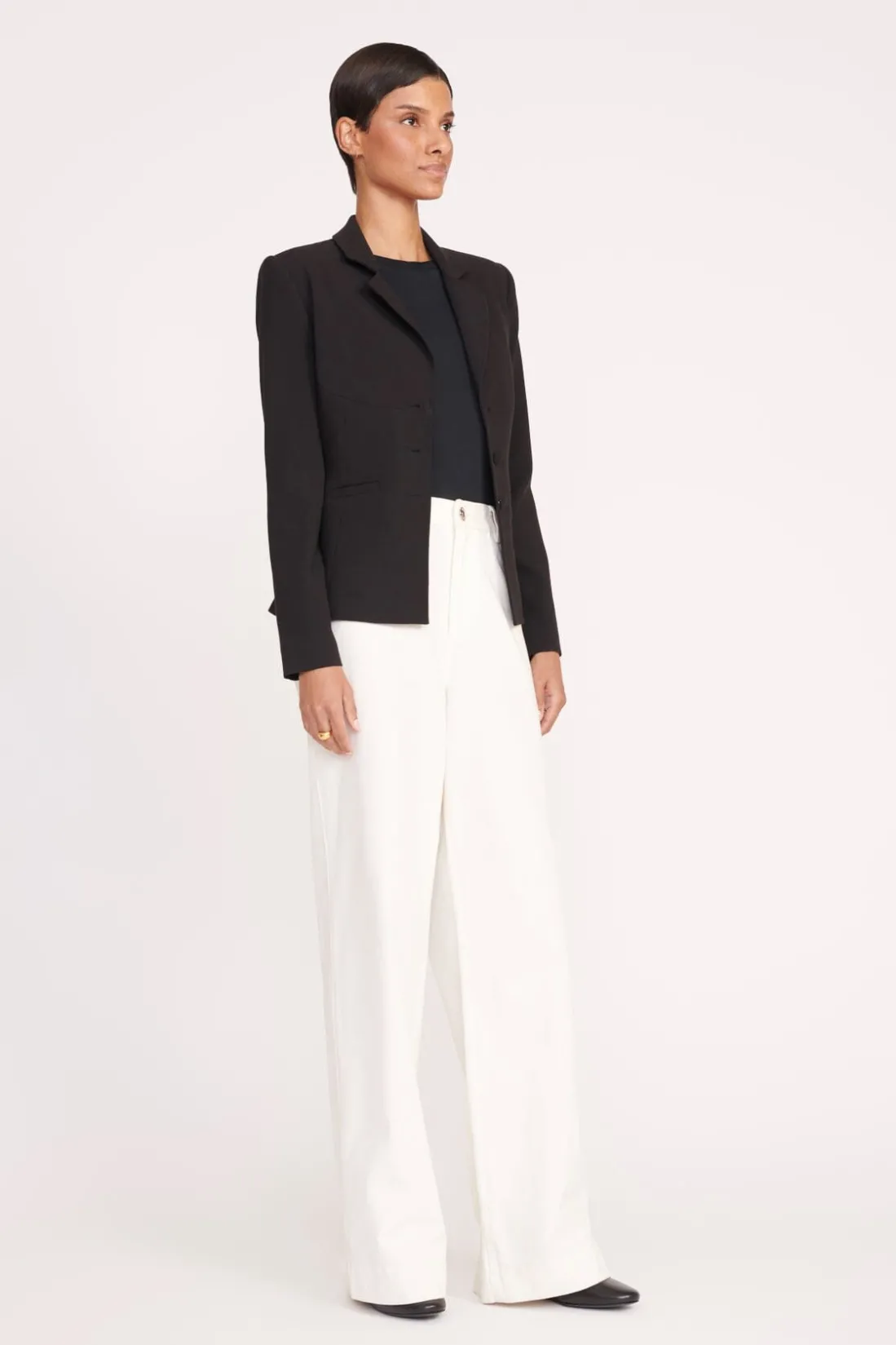 STAUD GRAYSON PANT WHITE Sale