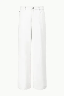 STAUD GRAYSON PANT WHITE Sale