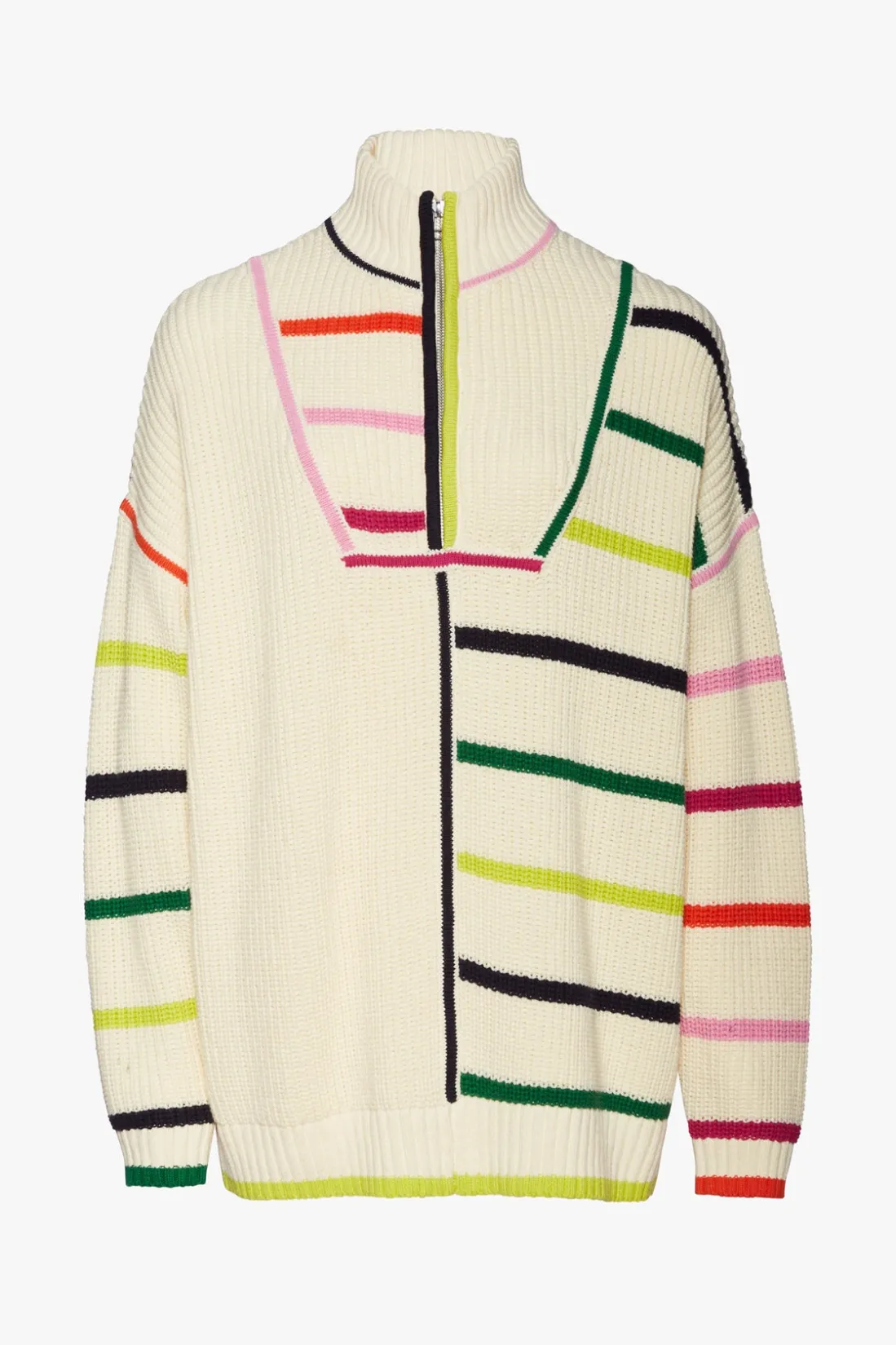 STAUD HAMPTON SWEATER CREME RAINBOW MULTI CREMERAINBOWMULTI Clearance