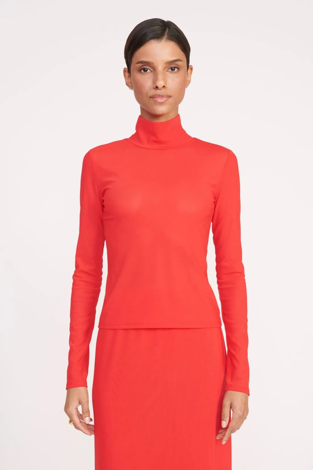 STAUD HELVIN TOP RED ROSE REDROSE Outlet
