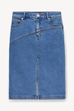 STAUD HUDSON SKIRT  MEDIUM WASH MEDIUMWASH Clearance