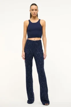 STAUD IBISCO CROPPED TANK   NAVY Hot