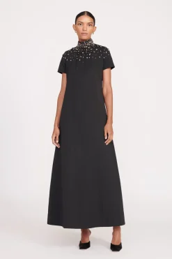 STAUD ILANA DRESS  BLACK SILVER BLACKSILVER Online