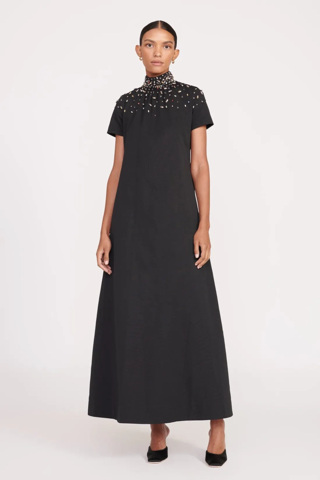 STAUD ILANA DRESS BLACK SILVER BLACKSILVER Online
