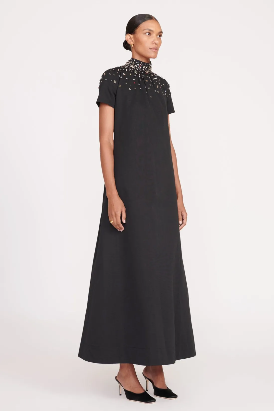 STAUD ILANA DRESS BLACK SILVER BLACKSILVER Online