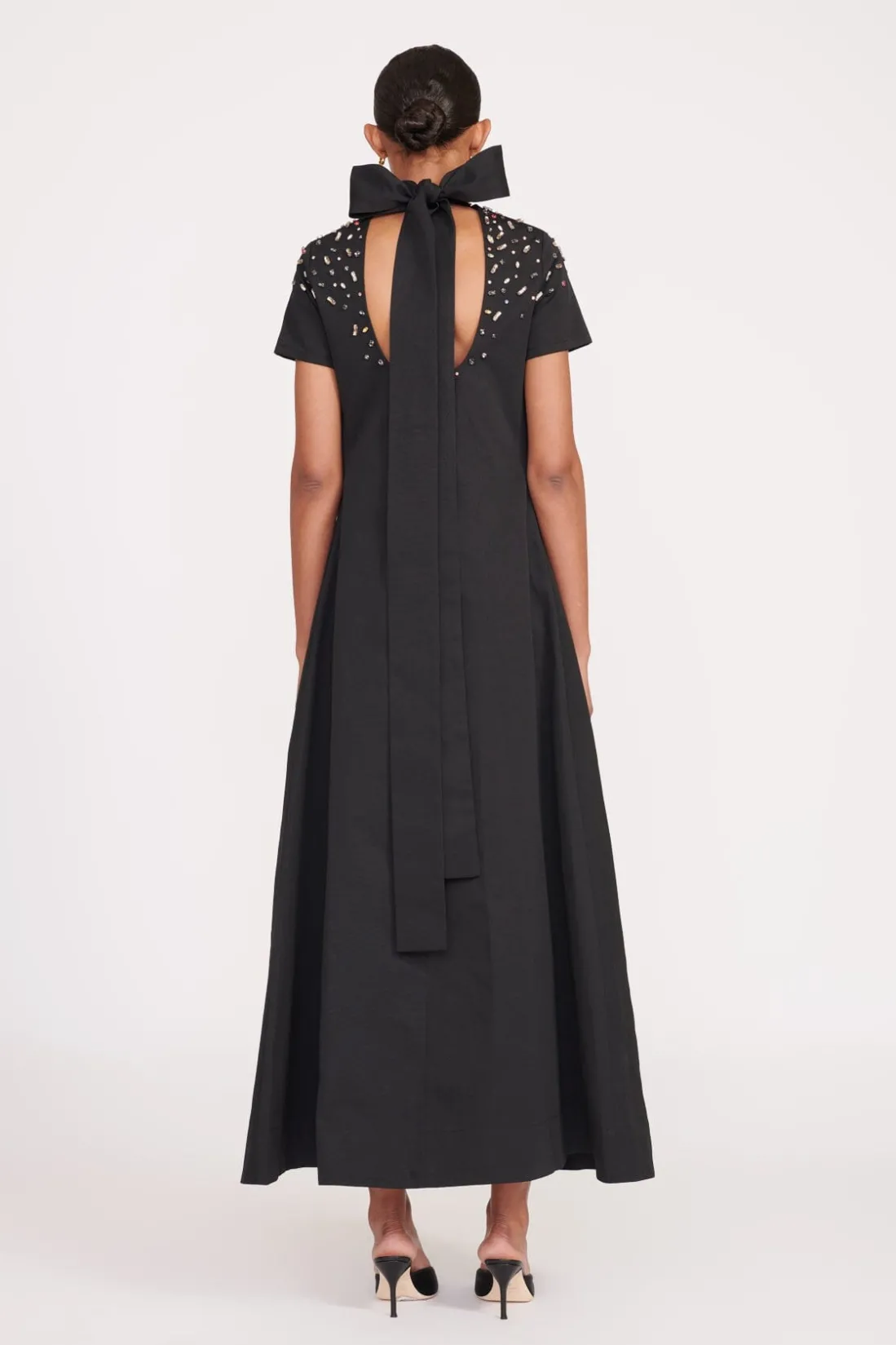 STAUD ILANA DRESS BLACK SILVER BLACKSILVER Online