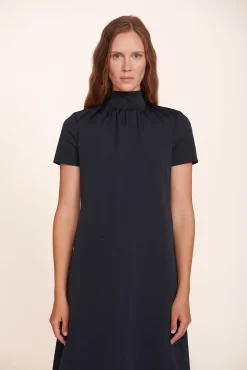 STAUD ILANA DRESS NAVY