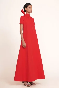 STAUD ILANA DRESS   POINSETTIA Online