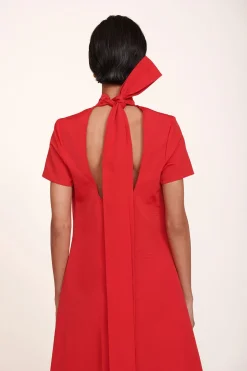 STAUD ILANA DRESS POINSETTIA Online