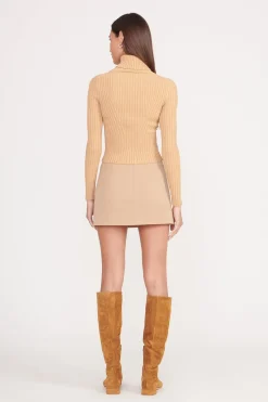 STAUD JACE TOP CAMEL