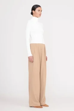 STAUD JACE TOP IVORY