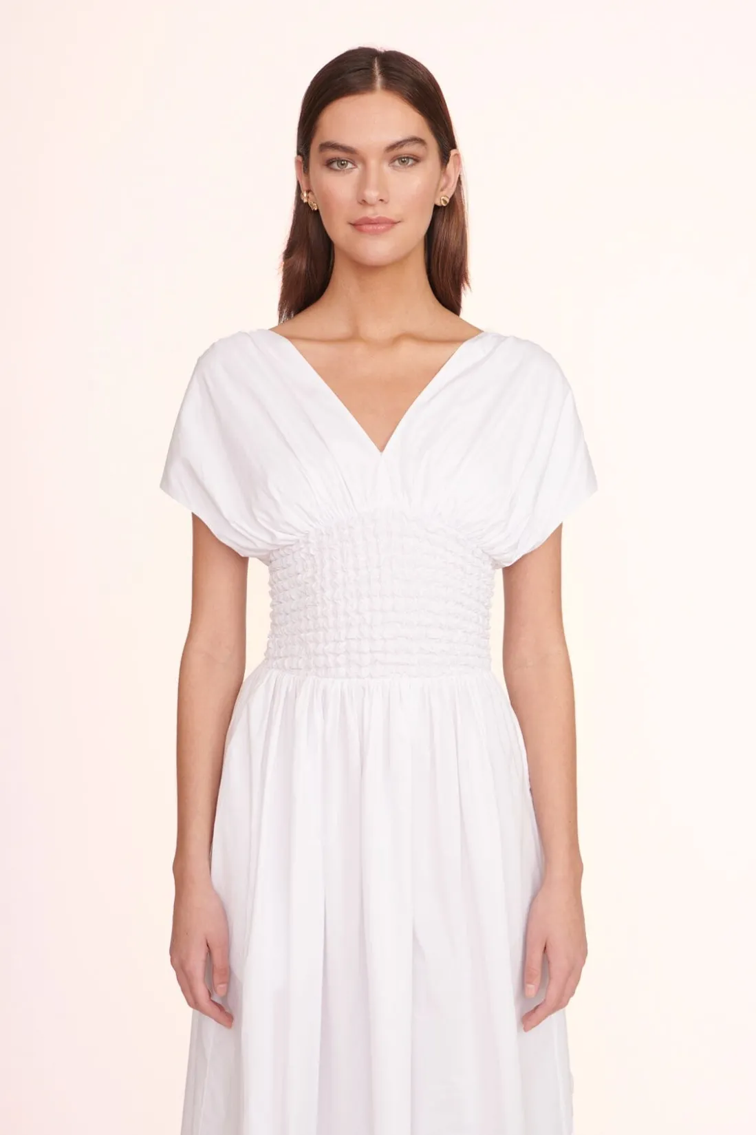 STAUD JACKSON DRESS WHITE Online