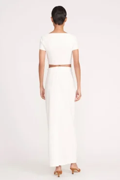 STAUD JEREMIAH SKIRT IVORY Outlet