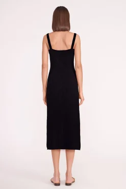 STAUD JESSICA COVERUP DRESS   BLACK Discount