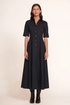 STAUD JOAN MAXI DRESS   BLACK