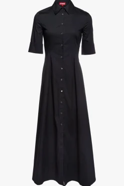STAUD JOAN MAXI DRESS   BLACK