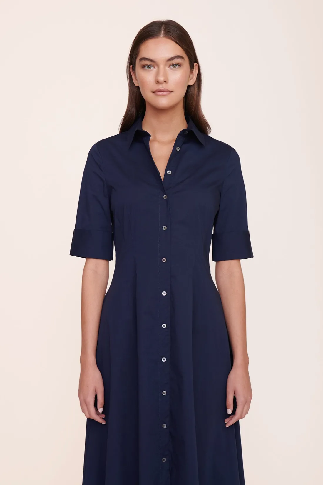 STAUD JOAN MAXI DRESS NAVY Discount