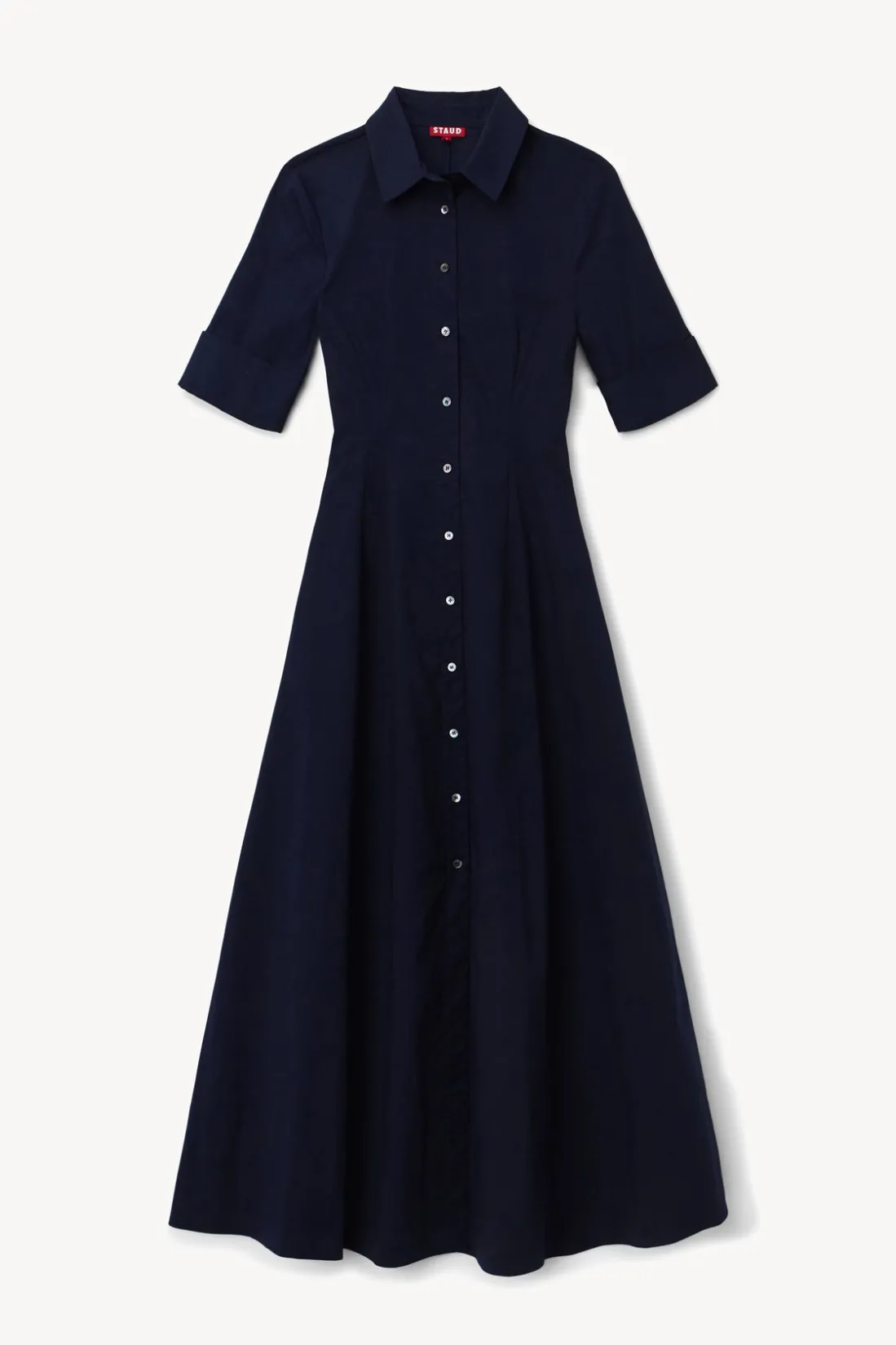 STAUD JOAN MAXI DRESS NAVY Discount