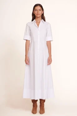 STAUD JOAN MAXI DRESS   WHITE Best
