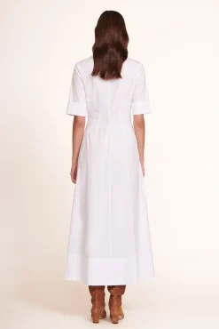 STAUD JOAN MAXI DRESS   WHITE Best